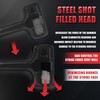YIYITOOLS 3LB (48oz) Dead Blow Hammer, Heavy Duty One-Piece Forged