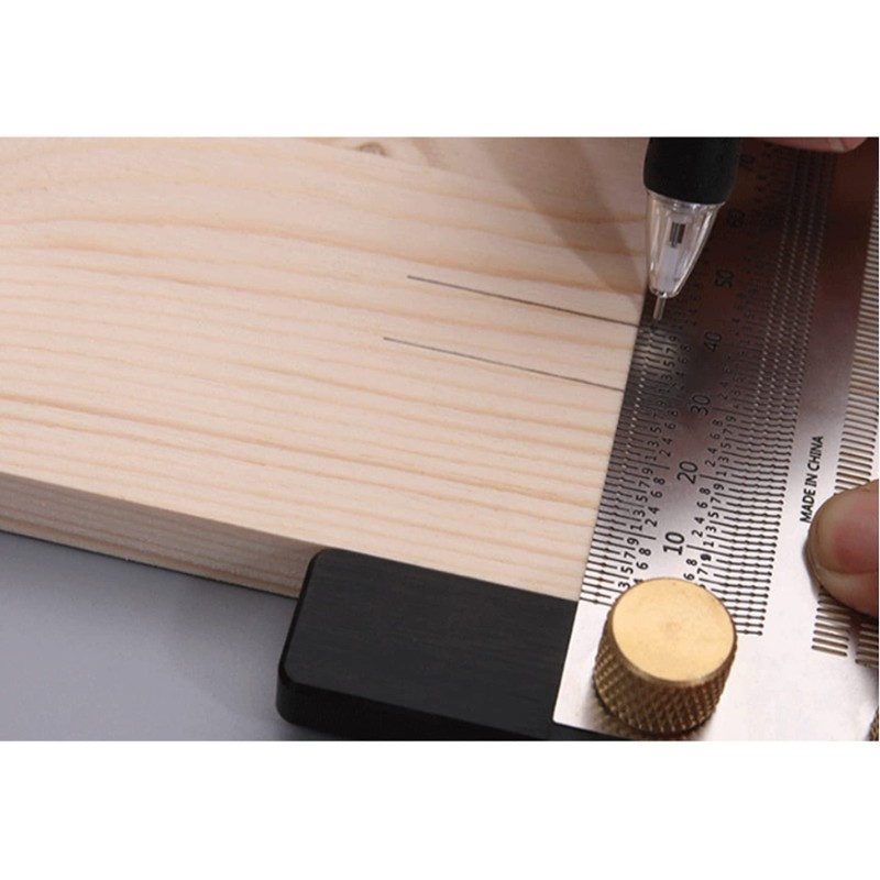Woodworking Marking T Rulers Ultra Precision,Layout Work Scribe Line Ruler
