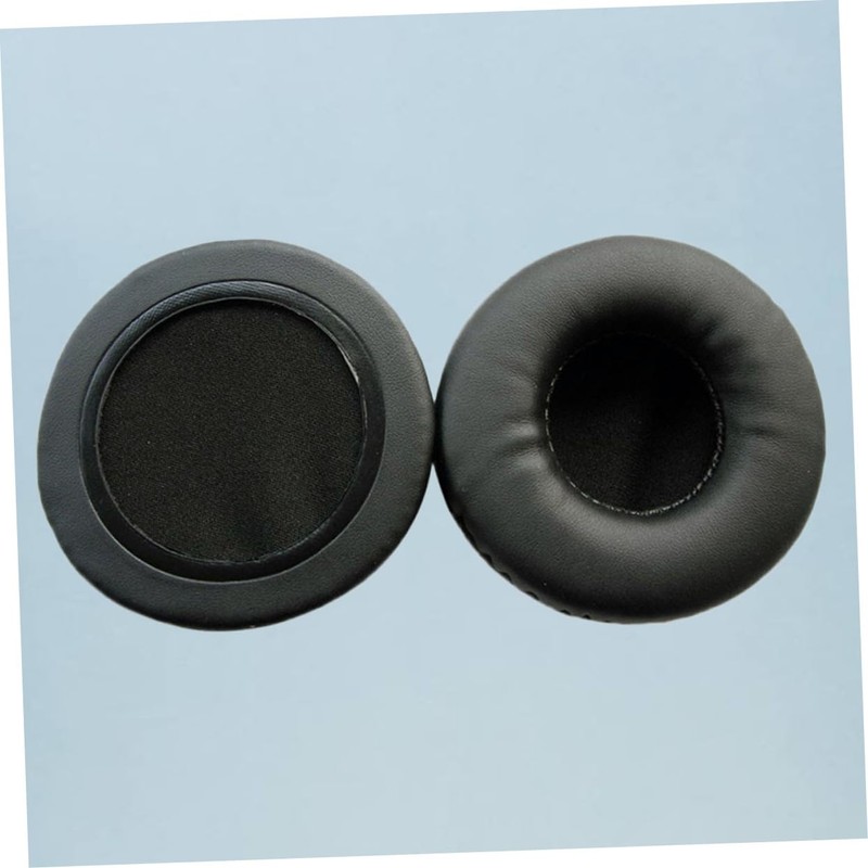 Gatuida 2pcs Round Earphone Ear Cushion Replacement Covers Diameter for