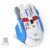 ATTACK SHARK G6 Gaming Mouse, Wired/Wireless/Bluetooth Tri Modes, 5 Adjustable
