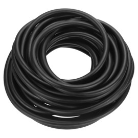 PATIKIL 26 Ft(8M) Rubber Tubing, 1/8"(3mm) ID x 1/4"(7mm) OD Sling Shot Rubber Tubing Natural Latex Rubber Tubing for Exercise Stretching Laboratory Home Hose, Black