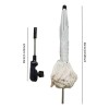 Sombrilla Plegable Portátil Con Abrazadera Para Cochecito,