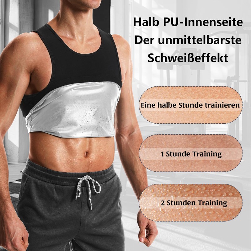 Vigorix Sauna Sweat Vest Workout Tank - Sauna Vest for