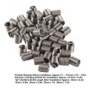 Generic Insertos De Rosca 50 Piezas Tuerca Macho Hembra M10x1.25