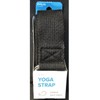 Evolve Yoga Strap Black 6 Feet Machine Washable 100% Polyester
