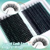 Cluster Lashes Kit Fluffy Individual Eyelashes Kit 280Pcs D Curl