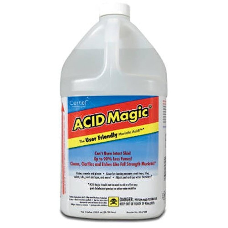 CERTOL INTERNATIONAL USA/128-1 Muriatic Replacement Acid, 1-Gallon