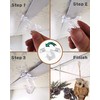 NACETURE 25 Pack Clear Drop Ceiling Hooks Classroom Decorations -