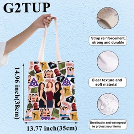 G2TUP Charmed Makeup Bag Prue & Piper & Phoebe Fans Gift Charmed Book Of Shadows Zipper Pouch Bag Charmed Merch (Quake TG)