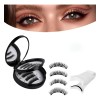 Kit De Clips Magnéticos Para Pestañas Postizas, Imanes Nat