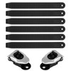 Gosknor 6pcs Snowboard Ankle Ladder Strap Binding+2pcs Buckles, Snowboard Binding