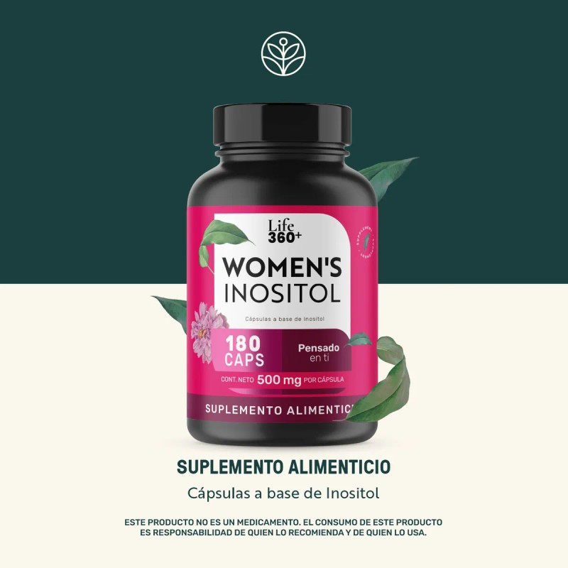Inositol Life360 Womens Inositol 180 Cpsulas A Base De Inositol,