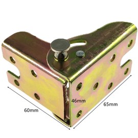 4 PCS 90 Degree Self Locking Foldable Hinges,Folding Table Legs,Support Brackets