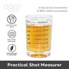 OGGI Measuring Shot Glass with Measuring Lines, 3oz / 90ml