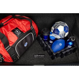 Volkswagen Genuine 2013 Jetta Hybrid Heavy Duty Trunk Liner with Cargo Blocks