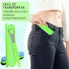 Limpiador de Lengua Acero Inoxidable con Estuche de Transporte. Raspador