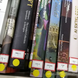 500 Transparent Label Protector Films, Waterproof, Transparent, Address Labels to Protect Barcodes, Books, Numbers, Clothes, Food Labels in Laboratory, Office, Supermarket (8.9 x 3.2 cm)