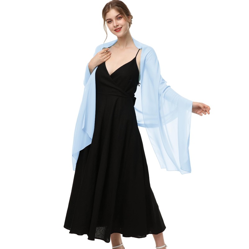 Hotshawl - Chal de gasa para vestidos de noche en