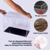 MOROBOR Acrylic Corner Bracket, 10pcs Clear 6-Hole Cube Joint Brace
