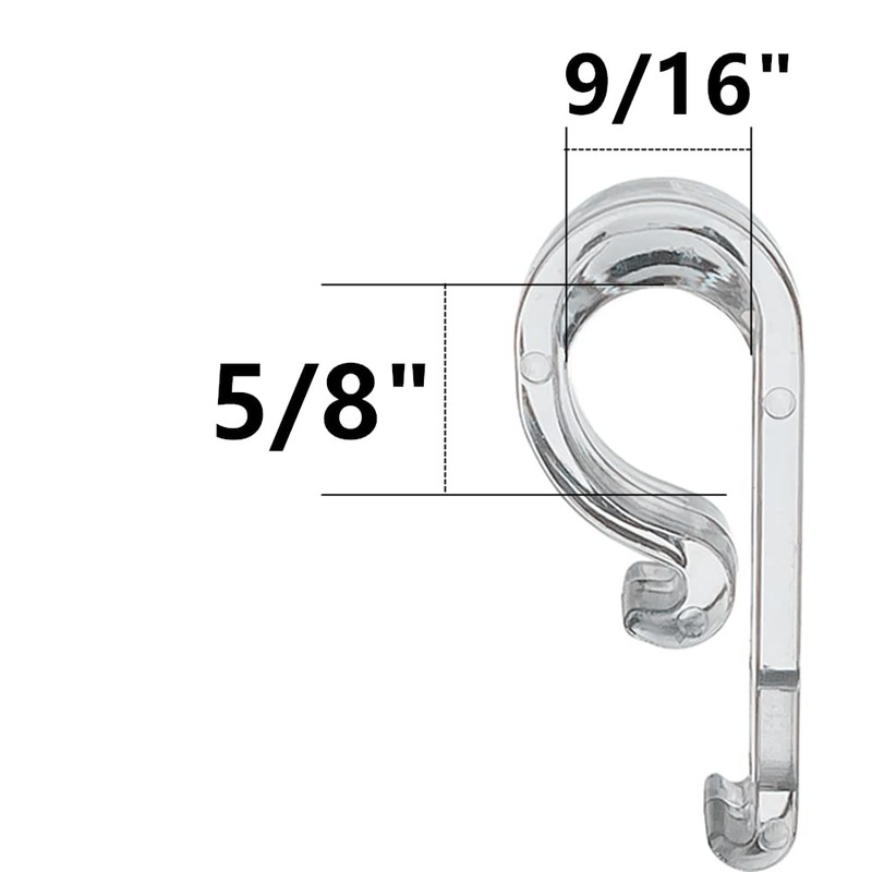 Cutelec Roller Shade Clear Saftey Chain and Cord Guide 4