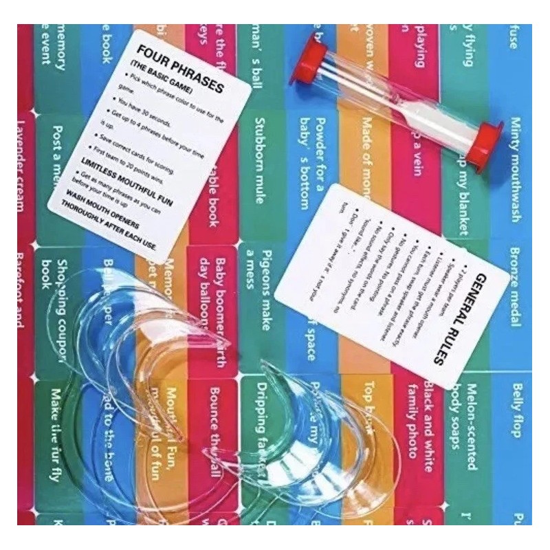 Mouthful Fun Game - The Ridiculous Mouthpiece Challenge Opener Mouth