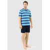 El Búho Nocturno Men's Short Cotton Summer Pyjamas Short Sleeve
