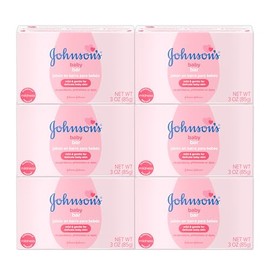Johnson's Baby Bath Bar, 3 Ounce (Pack of 6)