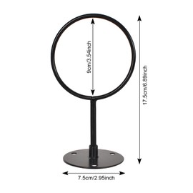 Tibapla Ball Holder Wall, Wall Mounted Ball Holder for Storage, Ball Holder Metal Wall Mounting, Basketball Holder Wall Mount for Basketball Volleyball Rugby Football Storage (Black)