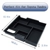 JKCOVER Compatible with Center Console Organizer Tray Toyota Tundra 2014