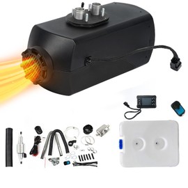 Triclicks Diesel Air Heater 12V 5-8KW Parking Heater Diesel Night Heater with Silencer LCD Switch Remote Control 10L Tank For Truck, Boat, Car Trailer, Motorhomes, Campervans, Caravas