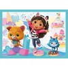 Trefl - Gabby's Dollhouse, Gabby's Big Adventure - 4-in-1 Puzzle,