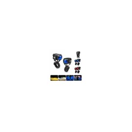 2pcs Faros De Lupa Luz Led Spot Luz Para Moto Ojo Diabólico