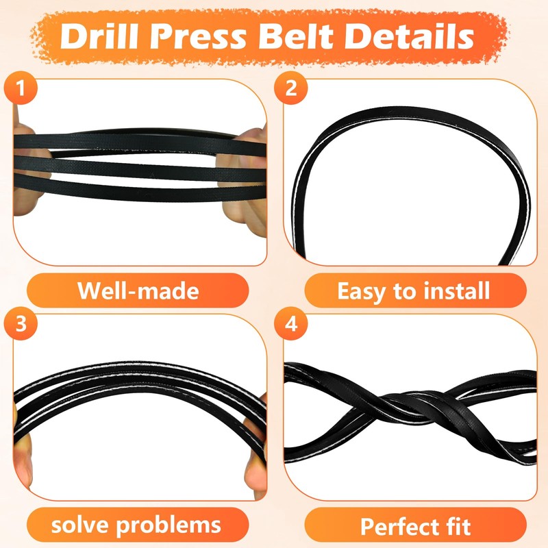 New Replacement Belt Craftsman Drill Press w/ 45 inch 3/16