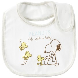 Peanuts 215155602 Snoopy Newborn Baby Bib, One Size Fits All, Snoopy