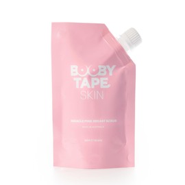 Booby Tape Miracle Pink Breast Scrub, Gently Exfoliate and Cleanse Skin, Reduce-Boob and Chest Acne, Scarring, and Skin Damage, All Natural, Vegan, and Cruelty Free, 52.9 oz, Pack of 1