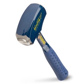 ESTWING Drilling/Crack Hammer - 3-Pound Sledge with Forged Steel Construction & Shock Reduction Grip - B3-3LB