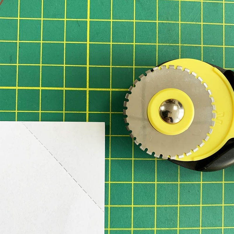 5 Pack 45mm Crochet Edge Skip Blade Perforated Rotary Blades