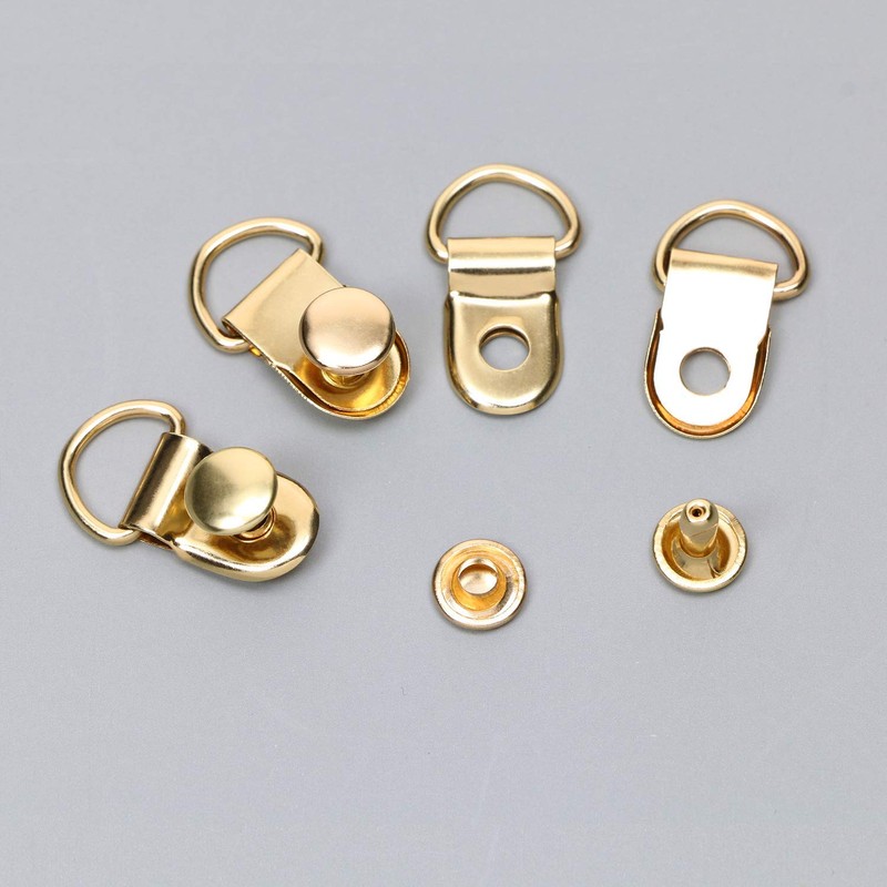 ONLYKXY 50 Pieces Shoe Boot Lace Hooks Buckle Rivets Loop