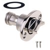 2PCS Marine Stainless Steel 316 Boat Oval Garboard Drain Plug