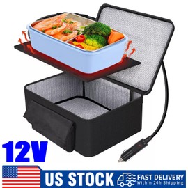 Unbranded 12V Car Portable Food Heating Lunch Box Electric Heater Warming Bag For Trucks A