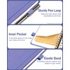 WEMATE Password Book with Alphabetical Tabs, Spiral Password Keeper Book