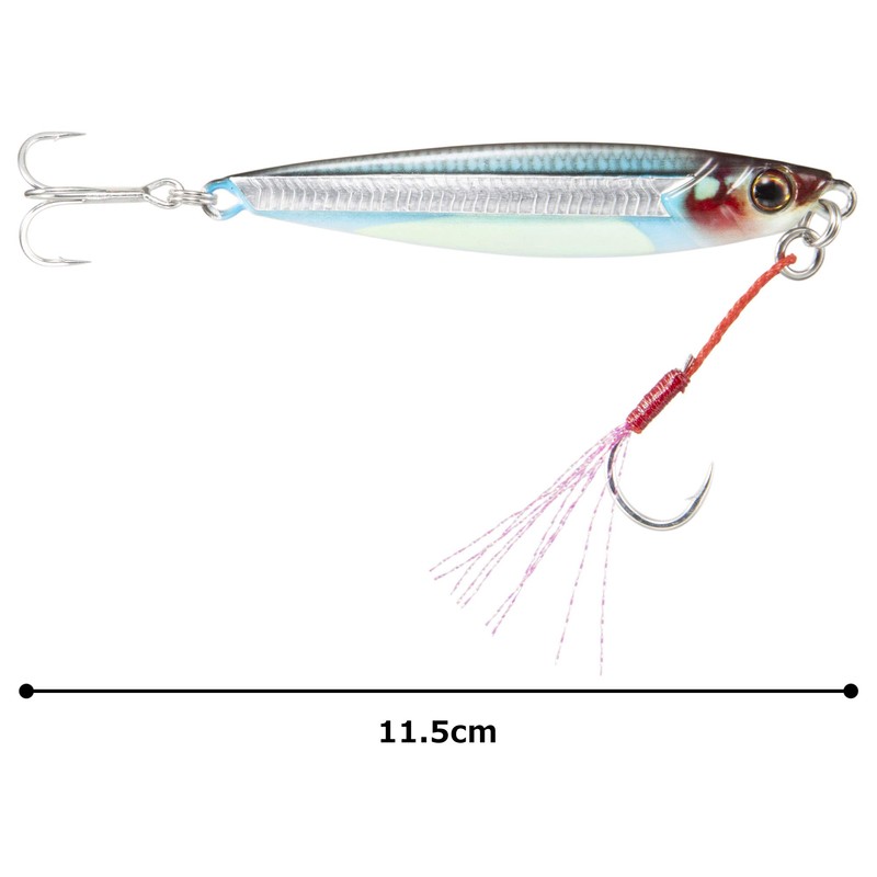Major Craft JPS-40L Jigpara Metal Jig, Short, Live Bait Color,