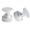 JGR 1 Pair Welding Hood (Pipeliner) Fasteners Aluminum (Silver)