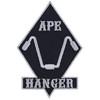 Biker Sew-On Ape Hanger, Cruiser Patch/Iron-On Patches for Sewing, Gift