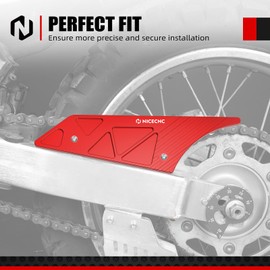 NICECNC Motorcycle Rear Chain Guard Protector Aluminum Compatible with Honda XR650L 1993 1994 1995 1996 1997 1998 1999 2000 2001 2002 2003-2024,CNC Technology