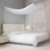 Mosquito Net for Single to King-Sized Beds, One Side Opening