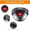 Dummy Camera Fake Security CCTV Dome Camera Flashing Red LED