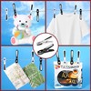 Vinsani Plastic Clothes Pegs 48 Piece Set Black and White