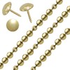 3 Meters of Upholstery Nail Stud Strips Brass Plated FINSH