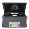 Victor VWRP-5000 Monument 8-in-1 Bluetooth Turntable with 3-Speed Vinyl Record